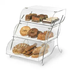 Купить этажерка bakery 3-х ярусная, для выпечки, 40,6х58,4см h48,3см, акрил/сталь bak2944 – цена от завода, доставка до двери | RuOborudovanie.ru
