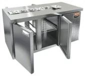 Купить стол для салатов hicold sl2-11gn без крышки (+2/+10) 350л, 2дв. 1390х700х850мм в Краснодаре – цена завода, доставка до двери | RuOborudovanie.ru