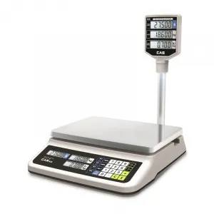 Весы торговые Cas PR-30B (LCD, II) (30кг, 5/10г) электронные – купить по цене завода