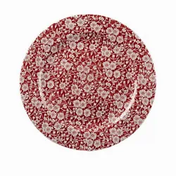 Купить тарелка мелкая 30,5см vintage prints, цвет cranberry victorian calico cacvp111 – цена от завода, доставка до двери | RuOborudovanie.ru