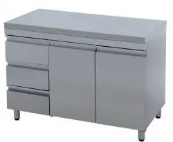 Купить стол ст-с-1200.600-02-р-3л (ст-2/1200/600 с ящиками) – цена от завода, доставка до двери | RuOborudovanie.ru
