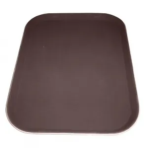 Поднос 30,5Х41,5см серия Jiwins Jw-R1216Ct-Br, коричневый, прорезиненный прямоугольный – купить в Краснодаре по цене завода