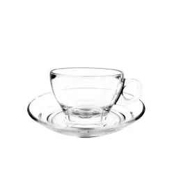 Купить чашка latte 260мл h66мм d100/126мм "caffe", стекло 1p02443 в Краснодаре – цена завода, доставка до двери | RuOborudovanie.ru