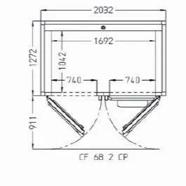 Камера расстоечная Pavailler Ev 68 2 Cp 60X80 2двери/2тележки – купить в Краснодаре по цене завода