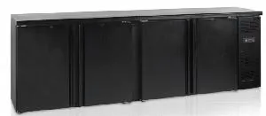 Шкаф холодильный с глухой дверью Tefcold Cbc410 барный черный – купить по цене завода