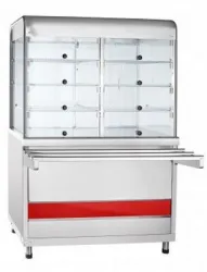 Купить прилавок-витрина нейтральный abat пвн-70км арт.21000011572 столеш.нерж., 3 полки в Краснодаре – цена завода, доставка до двери | RuOborudovanie.ru