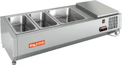 Купить витрина для ингридиентов hicold vrto 1000 для стола hicold pze3 в Краснодаре – цена завода, доставка до двери | RuOborudovanie.ru