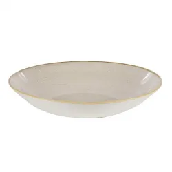 Купить тарелка глубокая 31см 2,4л, без борта, stonecast, цвет nutmeg cream snmsplc21 – цена от завода, доставка до двери | RuOborudovanie.ru