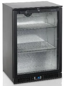 Шкаф холодильный со стеклом Tefcold Ba10H барный черный – купить в Краснодаре по цене завода