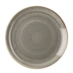 Тарелка мелкая 26СМ, без борта, Stonecast, цвет Peppercorn Grey Spgsev101 – купить по цене завода