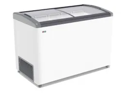 Ларь морозильный Frostor Gellar FG400E гнутое стекло серый – купить в RuOborudovanie.ru с доставкой до двери Купить ларь морозильный frostor gellar fg400e гнутое стекло серый – цена от завода, доставка до двери | RuOborudovanie.ru