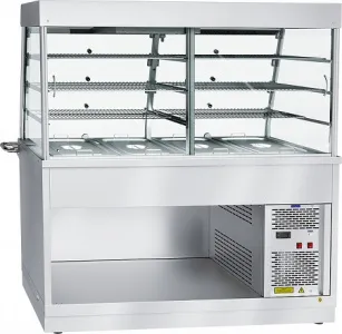 Прилавок-витрина Abat ПВВ(Н)-70Х-С-03-НШ HOT-LINE арт.21000002983 холодильный – купить в Краснодаре по цене завода