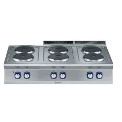 Купить плита 6 конфорочная 700 серии electrolux e7ecel6r00 371019 – цена от завода, доставка до двери | RuOborudovanie.ru