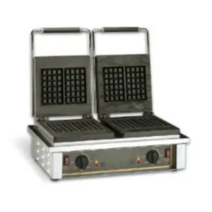 Вафельница Roller Grill GED40 бельгийские 2зоны (2шт.250х250х4мм - чугун) – купить в Краснодаре по цене завода