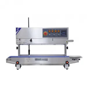 Конвейерный запайщик FRBM-810II SS (нерж.) роликовый вертикальный – купить по цене завода