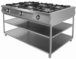 Купить плита газовая grill master ф6п2г/1000 газ (50060) на подставке 6конф. 54квт, подход с 2-х сторон в Краснодаре – цена завода, доставка до двери | RuOborudovanie.ru