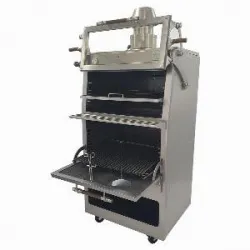 Купить гриль-печь bbqfire br-90d silver sd/ed – цена от завода, доставка до двери | RuOborudovanie.ru
