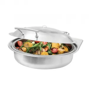Мармит-чафиндиш Rosseto Sm289 нерж.сталь без базы круглый Multi-Chef D42хH17см настольн. – купить в Краснодаре по цене завода