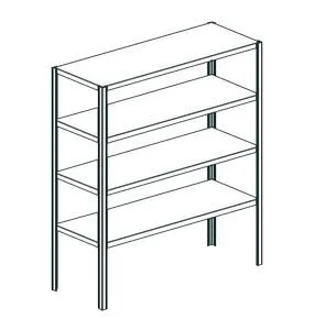 Стеллаж Apach Chef Line Lst20-115 – купить по цене завода