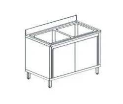 Купить ванна моечная apach chef line l2s126-54sd – цена от завода, доставка до двери | RuOborudovanie.ru