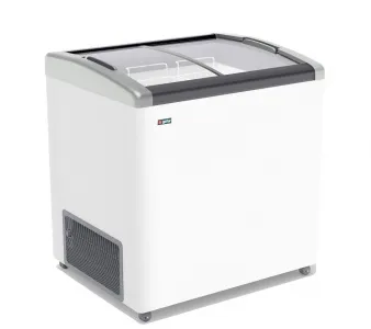 Ларь морозильный Frostor Gellar FG275E гнутое стекло серый – купить в Краснодаре по цене завода