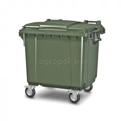 Бак для мусора 1100Л, с крышкой, на колесах, п/э, цвет зеленый 22.C19.70 Green – купить в Краснодаре с доставкой Купить бак для мусора 1100л, с крышкой, на колесах, п/э, цвет зеленый 22.c19.70 green в Краснодаре – цена завода, доставка до двери | RuOborudovanie.ru