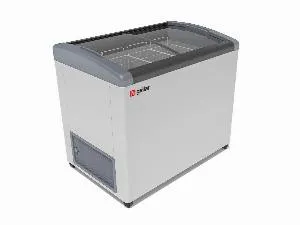 Ларь морозильный Frostor Fg 250 E серый с гнутым стеклом – купить по цене завода