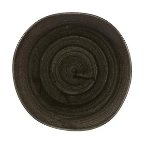 Тарелка мелкая "ВОЛНА" 21СМ, без борта, Stonecast Patina, цвет Iron Black Paibog81 – купить по цене завода