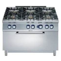 Купить плита 6 конфорочная 900 серии electrolux e9gcgl6clm 391016 газ в Краснодаре – цена завода, доставка до двери | RuOborudovanie.ru