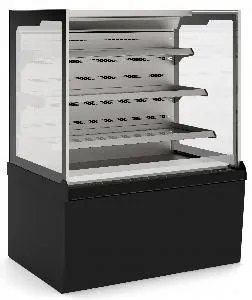 Витрина кондитерская Es system k Carina 06 Self открытая 1,0 черная/серая – купить по цене завода