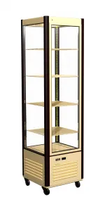 Витрина кондитерская Полюс D4 Vm 400-1 (R400C Carboma 1015-0102 бежево-коричневый) 1801613P.1615 – купить по цене завода