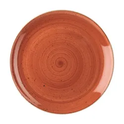 Купить тарелка мелкая 28,8см, без борта, stonecast, цвет spiced orange ssosev111 – цена от завода, доставка до двери | RuOborudovanie.ru