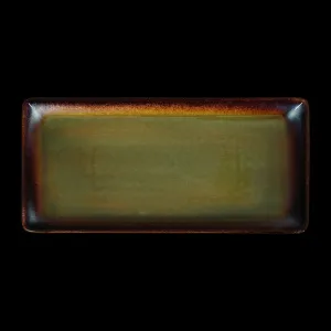 Блюдо прямоугольное Corone Verde 340х162 мм синий+зеленый – купить в Краснодаре по цене завода