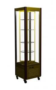 Шкаф холодильный d4 vm 400-2 (r400cвр сfrboma люкс) (0109-0102 (коричнево-золотой)) – купить по цене завода