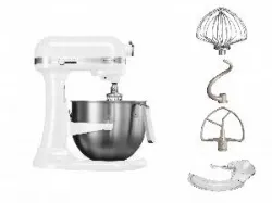 Купить миксер планетарный kitchenaid 5ksm7591xewh белый профессиональный в Краснодаре – цена завода, доставка до двери | RuOborudovanie.ru
