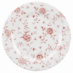 Купить тарелка мелкая 30,5см vintage prints, цвет cranberry rose chintz rccvp111 – цена от завода, доставка до двери | RuOborudovanie.ru