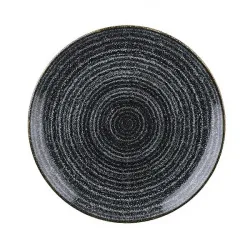 Купить тарелка мелкая 21,7см, без борта, цвет charcoal black, studio prints spcbevp81 – цена от завода, доставка до двери | RuOborudovanie.ru