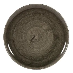 Тарелка мелкая D32,4См, без борта, Stonecast Patina, цвет Iron Black Paibev121 – купить по цене завода
