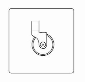 Комплект колесиков для витрины на базе – купить в Краснодаре по цене завода