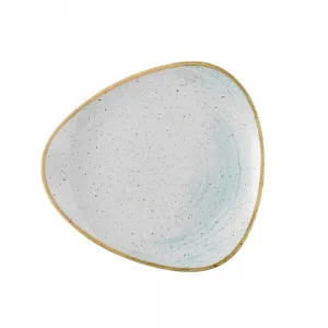 Тарелка мелкая треугольная 26,5СМ, без борта, Stonecast Accents, цвет Duck Egg Blue Asdetr101 – купить по цене завода