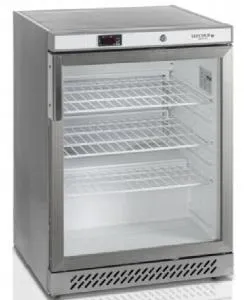 Шкаф холодильный со стеклом Tefcold Ur200Sg нержавеющий – купить по цене завода