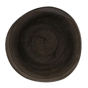 Тарелка мелкая "ВОЛНА" 28,6СМ, без борта, Stonecast Patina, цвет Iron Black Paibog111 – купить по цене завода