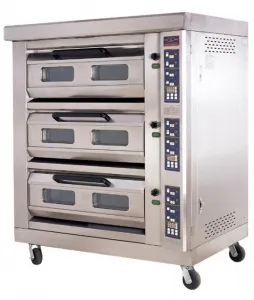 Печь статическая Kocateq EFO 6C с парогенератором 3-камерная с подом 85,5*65,5см – купить в Краснодаре по цене завода