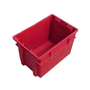 Ящик мясной №4 600х400х400мм, объем 80л, п/э, цвет синий MK4 600.400.400-00.60 – купить по цене завода