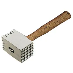 Купить молоток для мяса 0,6кг, алюм. с дерев. ручкой, 32см 42508-00 – цена от завода, доставка до двери | RuOborudovanie.ru
