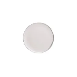 Купить тарелка мелкая 20см h1,5см, керамика, цвет blanc, reflets d'argent 963593 – цена от завода, доставка до двери | RuOborudovanie.ru