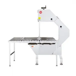 Пила для резки мяса KT KT-750 с роликовым столом ленточная полотно 426х2см 3кВт – купить в Краснодаре по цене завода