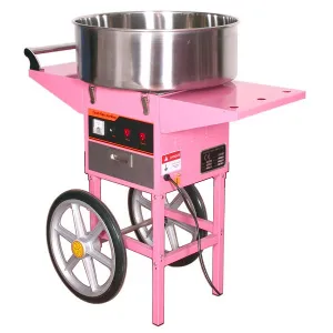 Аппарат сахарной ваты Starfood ET-MF-05 с тележкой (диам.520мм) розов.520х750х910мм – купить в Краснодаре по цене завода