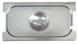 Крышка GN2/3 с вырезом из нержавеющей стали для гастроемкости Paderno 1453300 – купить в RuOborudovanie.ru с доставкой до двери Купить крышка gn2/3 с вырезом из нержавеющей стали для гастроемкости paderno 1453300 – цена от завода, доставка до двери | RuOborudovanie.ru