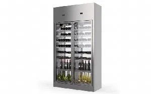 Шкаф винный Enofrigo Wine Library 2P Island H260 P60 Vt I серебристый A1Wi2Hv5A – купить по цене завода
